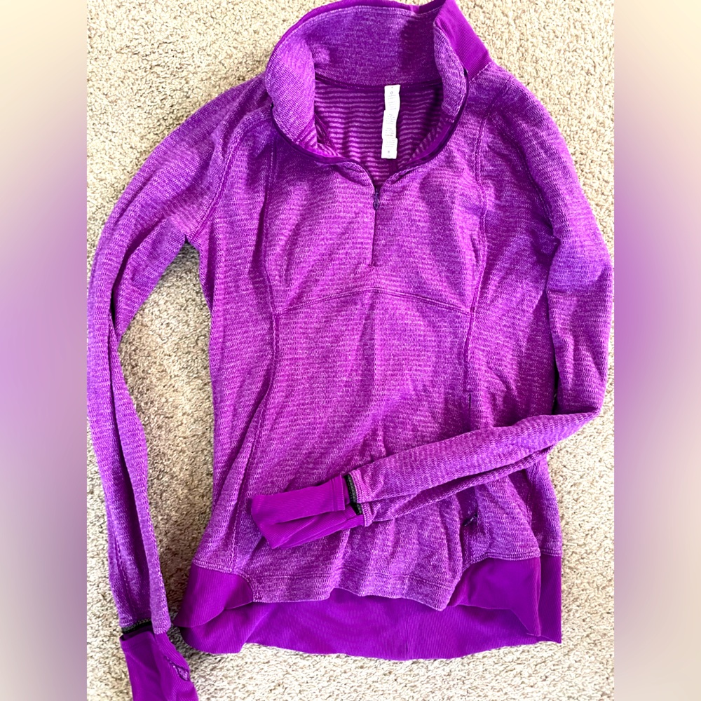 Purple Lululemon Workout Pullover